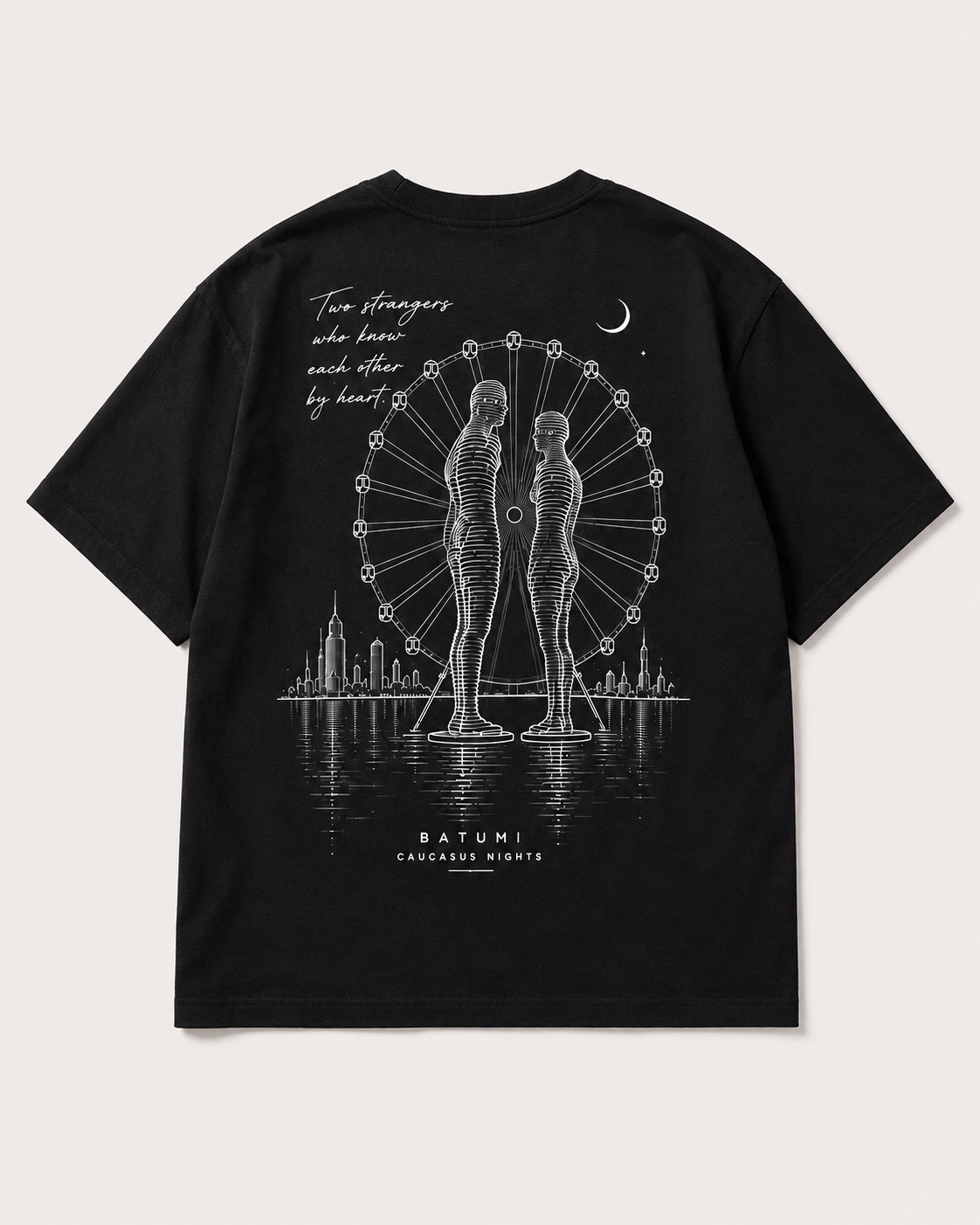 Футболка NUIT Two Strangers — Black, фото 3